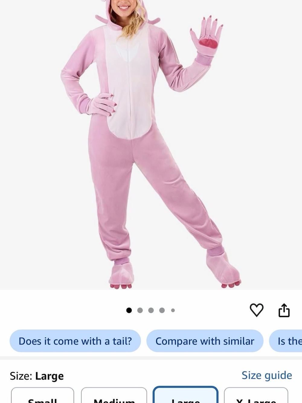 Disney Women’s Angel Stitch Costume